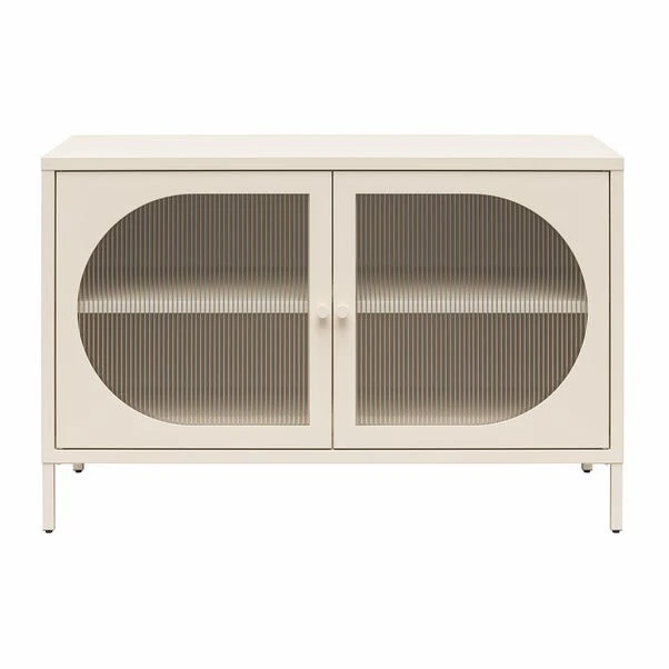 Luna Low Fluted Sideboard, Glass 5 Luna Low Fluted Sideboard, Glass - Image 3