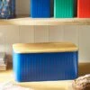 Sur La Table Blue Bread Bin -Home Luxe Studio 30965623