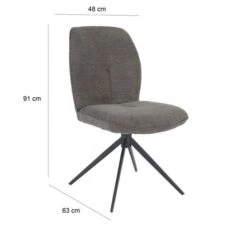 Indus Valley Set Of 2 Pebble Swivel Dining Chairs 13 Indus Valley Set Of 2 Pebble Swivel Dining Chairs -Home Luxe Studio 30965902 alt09