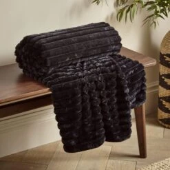 Cosy Ribbed Throw 130cm X 170cm 40 Cosy Ribbed Throw 130cm X 170cm -Home Luxe Studio 30966077