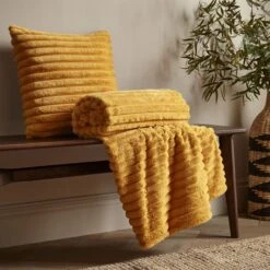 Cosy Ribbed Throw 130cm X 170cm 38 Cosy Ribbed Throw 130cm X 170cm -Home Luxe Studio 30966082 alt07