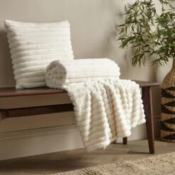 Cosy Ribbed Throw 130cm X 170cm 25 Cosy Ribbed Throw 130cm X 170cm -Home Luxe Studio 30966094 alt07