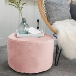 Rucomfy Velvet Bean Bag Pouffe -Home Luxe Studio 30966200