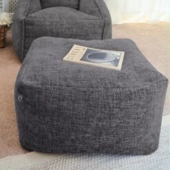 Rucomfy Weave Bean Bag Ottoman 18 Rucomfy Weave Bean Bag Ottoman -Home Luxe Studio 30966249