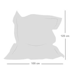 Rucomfy Junior Squarbie Velvet Bean Bag 19 Rucomfy Junior Squarbie Velvet Bean Bag -Home Luxe Studio 30966277 alt03