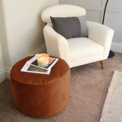 Rucomfy Velvet Bean Bag Pouffe -Home Luxe Studio 30966287