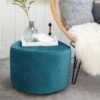 Rucomfy Velvet Bean Bag Pouffe 1 Rucomfy Velvet Bean Bag Pouffe -Home Luxe Studio 30966291