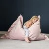Rucomfy Junior Squarbie Velvet Bean Bag 1 Rucomfy Junior Squarbie Velvet Bean Bag -Home Luxe Studio 30966301
