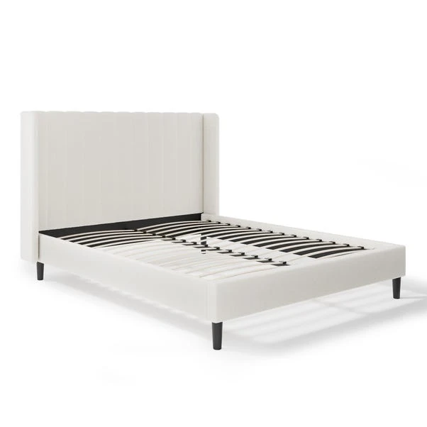 Alara Pleated Teddy Fabric Bed Frame 10 Alara Pleated Teddy Fabric Bed Frame - Image 8