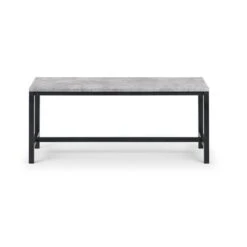 Return - Staten 2 Seater Dining Bench, Grey, 121cm 8 Return - Staten 2 Seater Dining Bench, Grey, 121cm -Home Luxe Studio 30968698 alt02