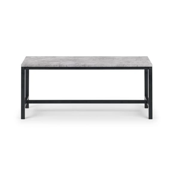 Return - Staten 2 Seater Dining Bench, Grey, 121cm 5 Return - Staten 2 Seater Dining Bench, Grey, 121cm - Image 3