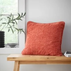 Catherine Lansfield Wilson Plain Chenille Square Cushion 36 Catherine Lansfield Wilson Plain Chenille Square Cushion -Home Luxe Studio 30969802