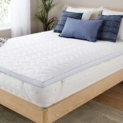Snuggledown Temperature Regulating Mattress Topper -Home Luxe Studio 30972478