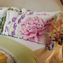 Riviera Idalia Floral 100% Cotton Duvet Cover And Pillowcase Set -Home Luxe Studio 30972757 alt02