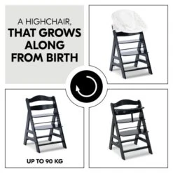 Hauck Alpha Wooden Highchair 25 Hauck Alpha Wooden Highchair -Home Luxe Studio 30973160 alt03