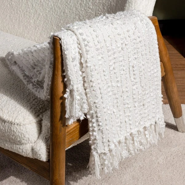 Arvo Boucle Polycotton Yarn Throw 130cm X 180cm 9 Arvo Boucle Polycotton Yarn Throw 130cm X 180cm - Image 7