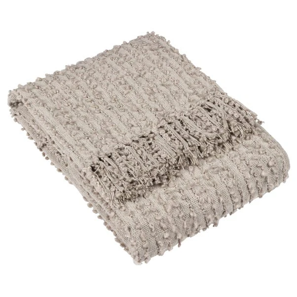 Arvo Boucle Polycotton Yarn Throw 130cm X 180cm 5 Arvo Boucle Polycotton Yarn Throw 130cm X 180cm - Image 3