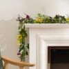 Artificial Spring Floral Pansy Garland 1 Artificial Spring Floral Pansy Garland -Home Luxe Studio 30975114