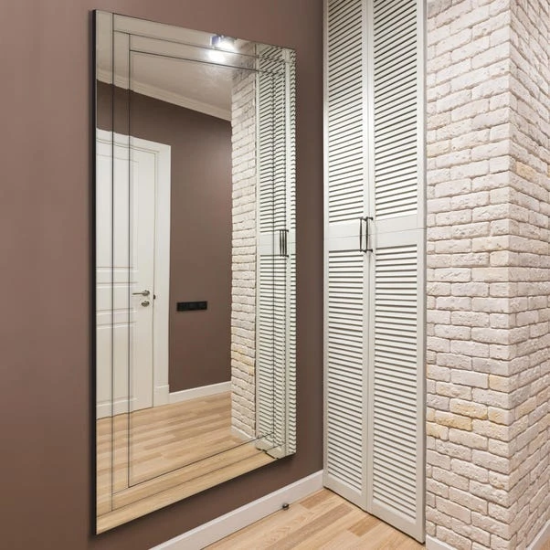 Luxford Bevelled Rectangle Full Length Wall Mirror 3 Luxford Bevelled Rectangle Full Length Wall Mirror