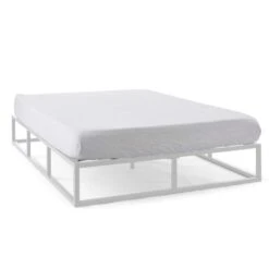Return - London Bed Frame, Single White -Home Luxe Studio 30977112 alt02