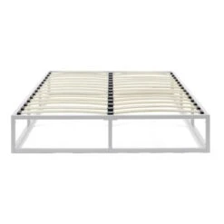 Return - London Bed Frame, Single White -Home Luxe Studio 30977112 alt04