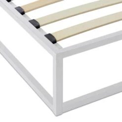 Return - London Bed Frame, Single White -Home Luxe Studio 30977112 alt06