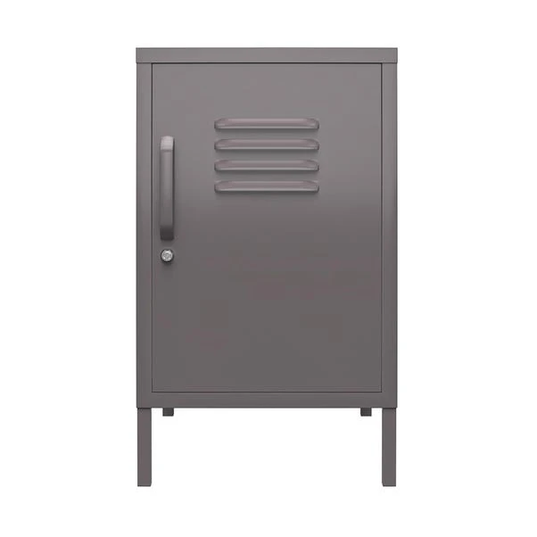 Return - Bradford Metal Locker End Table, Grey 3 Return - Bradford Metal Locker End Table, Grey