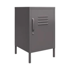 Return - Bradford Metal Locker End Table, Grey 15 Return - Bradford Metal Locker End Table, Grey -Home Luxe Studio 30977125 alt06