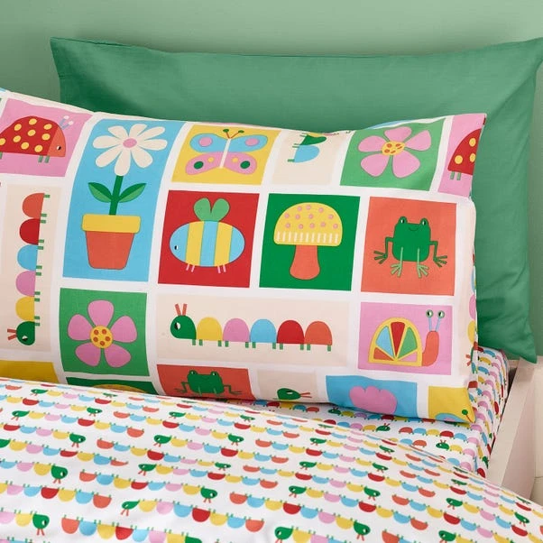 Catherine Lansfield Curious Caterpillar Polycotton Duvet Cover & Pillowcase Set 10 Catherine Lansfield Curious Caterpillar Polycotton Duvet Cover & Pillowcase Set - Image 8