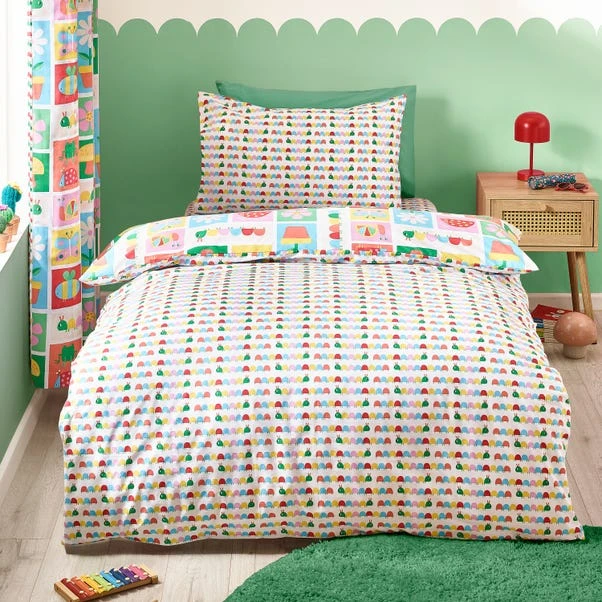Catherine Lansfield Curious Caterpillar Polycotton Duvet Cover & Pillowcase Set 5 Catherine Lansfield Curious Caterpillar Polycotton Duvet Cover & Pillowcase Set - Image 3