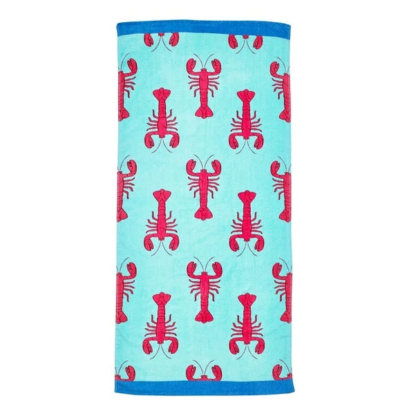 Catherine Lansfield Lobster Beach Towel 5 Catherine Lansfield Lobster Beach Towel - Image 3