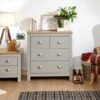 Return - Lancaster 4 Drawer Chest, Grey 2 Return - Lancaster 4 Drawer Chest, Grey -Home Luxe Studio 30978255