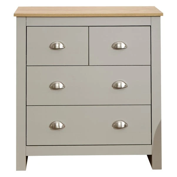 Return - Lancaster 4 Drawer Chest, Grey 8 Return - Lancaster 4 Drawer Chest, Grey - Image 6