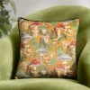 Wylder Wild Garden Mushroom Square Cushion Cover 1 Wylder Wild Garden Mushroom Square Cushion Cover -Home Luxe Studio 30978702