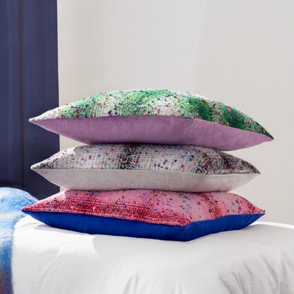 Heya Home Connie Check Square Cushion Cover 8 Heya Home Connie Check Square Cushion Cover - Image 6