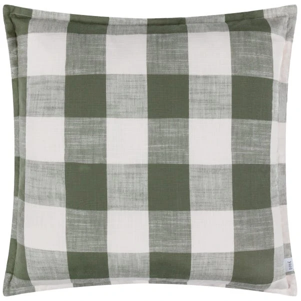 Yard Chesil Check Outdoor Cotton Square Cushion Cover 14 Yard Chesil Check Outdoor Cotton Square Cushion Cover - Image 12