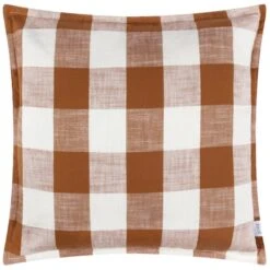 Yard Chesil Check Outdoor Cotton Square Cushion Cover 24 Yard Chesil Check Outdoor Cotton Square Cushion Cover -Home Luxe Studio 30979036 alt01
