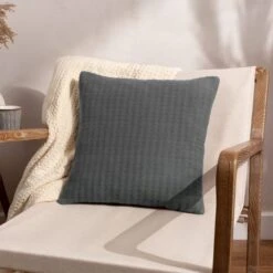 Yard Hush Square Cotton Cushion Cover 28 Yard Hush Square Cotton Cushion Cover -Home Luxe Studio 30979052