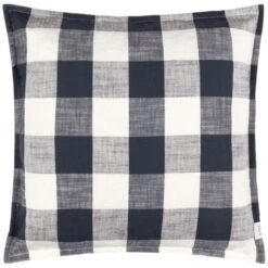 Yard Chesil Check Outdoor Cotton Square Cushion Cover 25 Yard Chesil Check Outdoor Cotton Square Cushion Cover -Home Luxe Studio 30979111 alt01