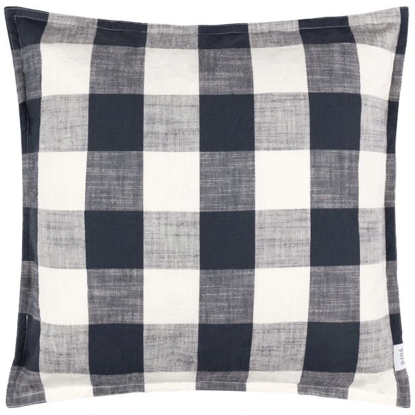 Yard Chesil Check Outdoor Cotton Square Cushion Cover 6 Yard Chesil Check Outdoor Cotton Square Cushion Cover - Image 4