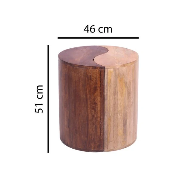 Indus Valley Yin Yang Side Table 11 Indus Valley Yin Yang Side Table - Image 9