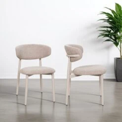 Indus Valley Set Of 2 Cleo Dining Chairs 29 Indus Valley Set Of 2 Cleo Dining Chairs -Home Luxe Studio 30982719