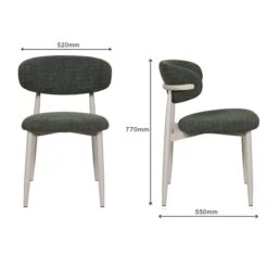 Indus Valley Set Of 2 Cleo Dining Chairs 28 Indus Valley Set Of 2 Cleo Dining Chairs -Home Luxe Studio 30982720 alt09