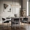 Indus Valley Cleo 6 Seater Dining Table With 6 Cleo Dining Chairs 1 Indus Valley Cleo 6 Seater Dining Table With 6 Cleo Dining Chairs -Home Luxe Studio 30982733