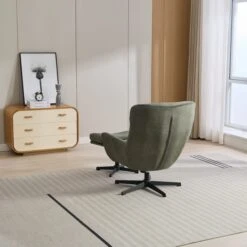 Image Furnishings Isla Swivel Recliner Chair With Footstool -Home Luxe Studio 30982799 alt03