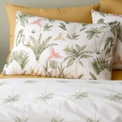 Catherine Lansfield Paradiso Palm Reversible Duvet Cover & Pillowcase Set 37 Catherine Lansfield Paradiso Palm Reversible Duvet Cover & Pillowcase Set -Home Luxe Studio 30982992 alt01
