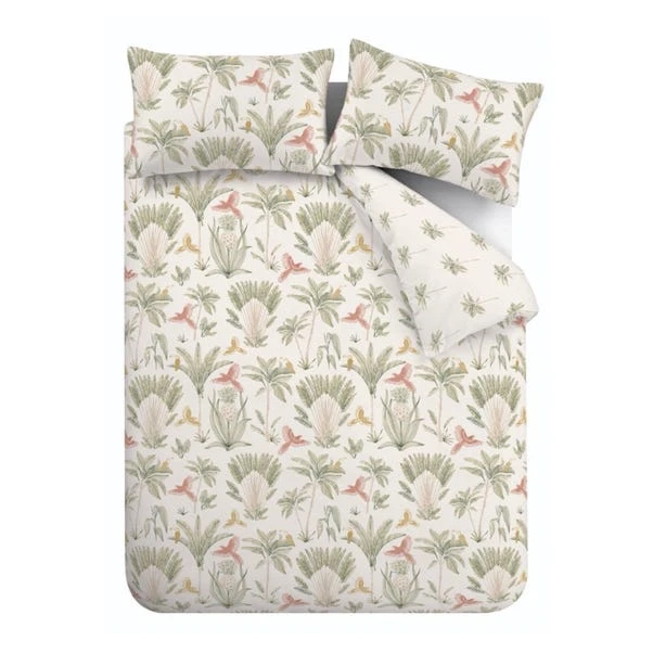 Catherine Lansfield Paradiso Palm Reversible Duvet Cover & Pillowcase Set 22 Catherine Lansfield Paradiso Palm Reversible Duvet Cover & Pillowcase Set - Image 20