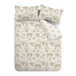 Catherine Lansfield Paradiso Palm Reversible Duvet Cover & Pillowcase Set 34 Catherine Lansfield Paradiso Palm Reversible Duvet Cover & Pillowcase Set -Home Luxe Studio 30983001 alt06