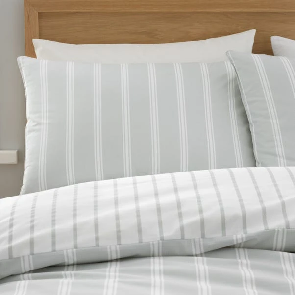 Bianca Ashford Stripe Reversible Duvet Cover & Pillowcase Set 18 Bianca Ashford Stripe Reversible Duvet Cover & Pillowcase Set - Image 16
