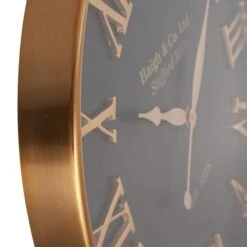 Antique Gold & Black Wall Clock 9 Antique Gold & Black Wall Clock -Home Luxe Studio 30983088 alt03